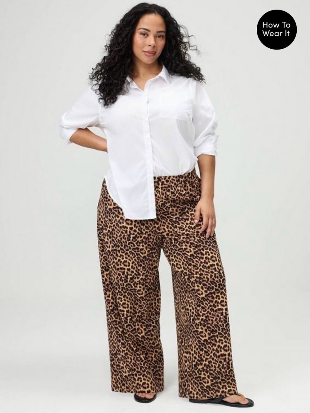 NWT-Torrid Leopard Premium WIDE-LEGGING